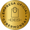 Logo dorado Cybermonday